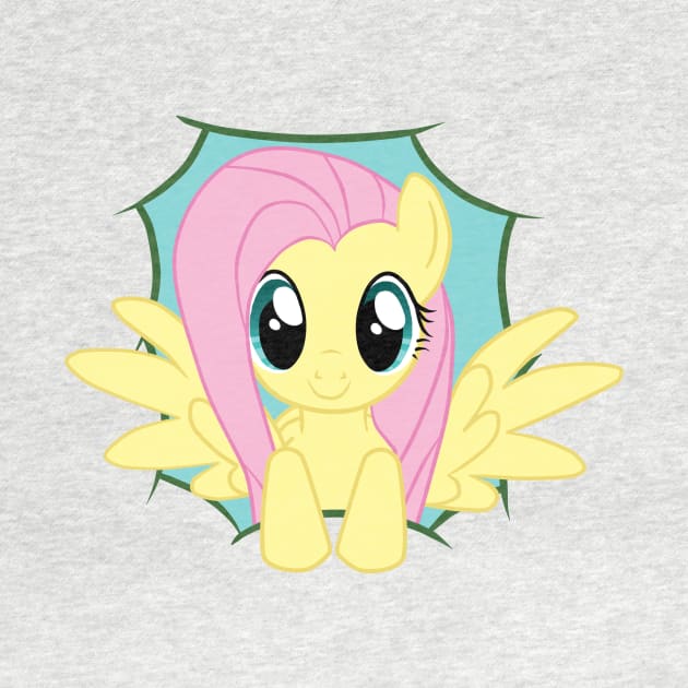 Peek-A-Boo Fluttershy by skelico